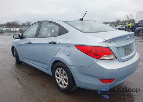 2012 Hyundai Accent Gls z USA, uszkodzony, nr VIN KMHCT4AE7CU041188
